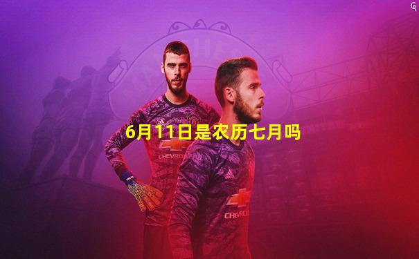 6月11日是农历七月吗