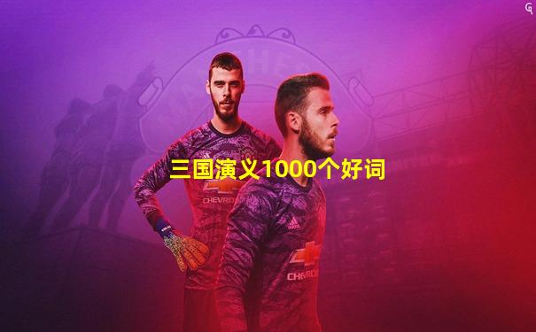 三国演义1000个好词