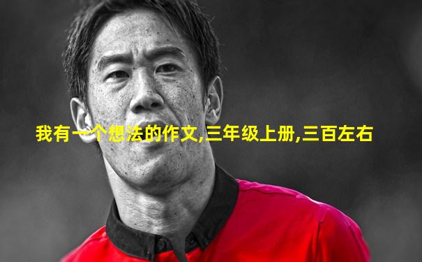 我有一个想法的作文,三年级上册,三百左右