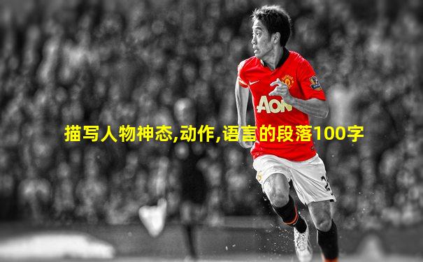 描写人物神态,动作,语言的段落100字