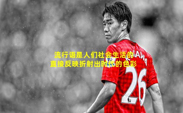 流行语是人们社会生活的直接反映折射出时代的色彩